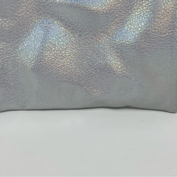 Vintage Y2K Senegence Holographic Silver & Gold Coin Zipper Mini Purse - Picture 7 of 12